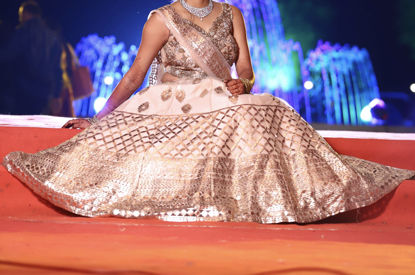 Picture of Gotapatti designer Lehenga