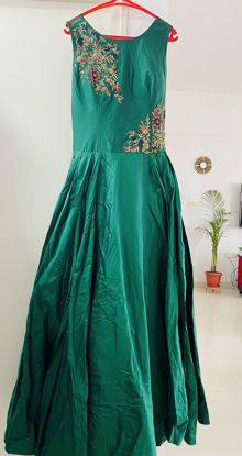 Picture of Bottle Green Long frock From Neerus