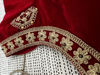 Picture of Red Velvet Bridal Lehenga