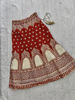 Picture of Red Velvet Bridal Lehenga