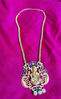 Picture of Beautiful jewellery combo of choker and long pendant chain with matching earrings