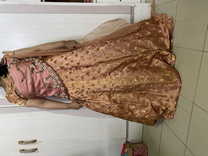 Picture of Golden gown with detachable overcoat