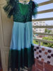 Picture of Dual shade netted long frock