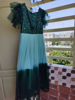 Picture of Dual shade netted long frock