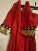 Picture of Red pattu Anarkali Long frock