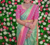 Picture of Mugdha embroided pattu saree with blouse