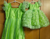 Picture of Pista Green Mom and daughter(1-2Y) long frocks