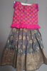 Picture of Combo of banaras lehenga and designer lehenga For 2-3Y