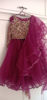 Picture of Party wear crop top and skirt with ruffle dupatta