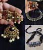 Picture of Combo 3 neck sets- Pendent earring +  2 Oxidised neck set