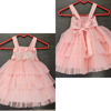 Picture of Multi Layered Peach color Party wear frock for 1-2Y