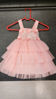 Picture of Multi Layered Peach color Party wear frock for 1-2Y