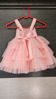 Picture of Multi Layered Peach color Party wear frock for 1-2Y