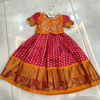 Picture of Pattu Langa & Blouse with maggam work For 1-2Y