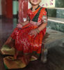 Picture of Saree model long frock For 2-4Y