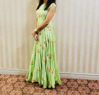 Picture of Green floral long gown