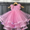 Picture of Designer party wear frock For 1-2Y