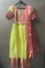 Picture of Beautiful Benarasi silk tissue long frock with Bahubali hands and duppata