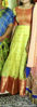 Picture of Beautiful Benarasi silk tissue long frock with Bahubali hands and duppata