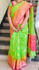 Picture of Green organza saree