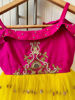 Picture of Yellow and Pink Frock For 2-4Y