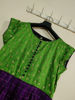 Picture of Green and  purple Long frock
