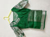 Picture of Elegant bottle green saree and blouse