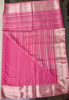 Picture of Pink and silver georgette saree