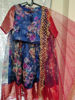 Picture of Crop top lehanga with dupatta