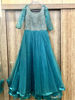 Picture of Green Netted Long Frock