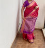 Picture of Kanchi Saree with beautiful jhumka design work Blouse
