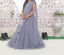 Picture of Grey long frock with intricate detailing