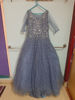 Picture of Grey long frock with intricate detailing