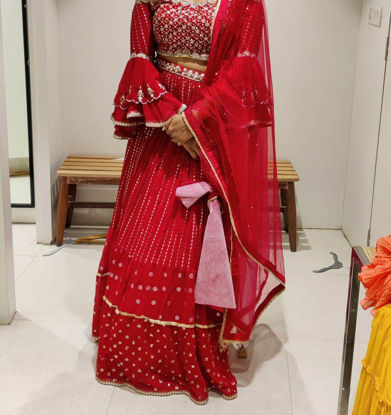 Picture of Pink Lehenga for Mehendi