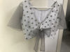 Picture of Grey ruffles lehanga with two designer blouses and duppata