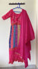 Picture of Pink & multicoloured crushed Long Frock