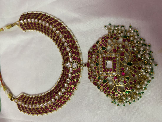 Picture of Kundan jadau necklace