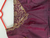 Picture of Deep maroon Kanjeevaram pattu saree