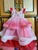 Picture of Ombre Pink Layered Frock For 2-4Y