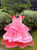 Picture of Ombre Pink Layered Frock For 2-4Y