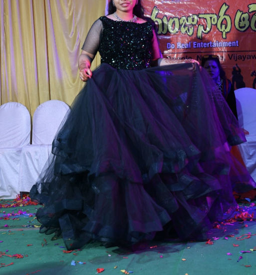 Picture of Designer party wear long frock