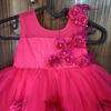 Picture of Pink Layered Long Frock For 3-4Y