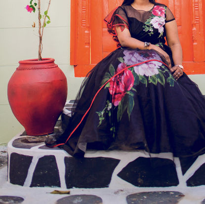 Picture of Designer Black Frock