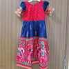 Picture of Combo of Pink Princess frock and patola frock For 1-2Y