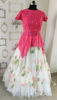 Picture of Georgette Lehenga  with peplum blouse