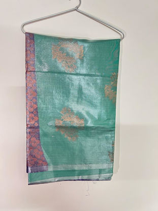 Picture of Tissue Saree with unstitched blouse