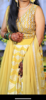 Picture of Mustard yellow Crop top lehenga with duppata