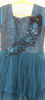 Picture of Peacock Coloured layered ruffle gown for 10-11 years