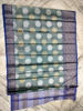 Picture of Banarasi tissue silk saree with unstitched blouse