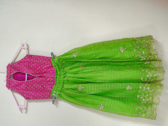 Picture of Parrot & Pink lehenga For 3-5Y
